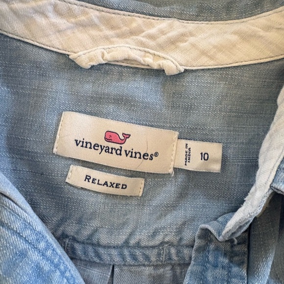 Vineyard Vines Light Blue Women's Top - Picture 2 of 4